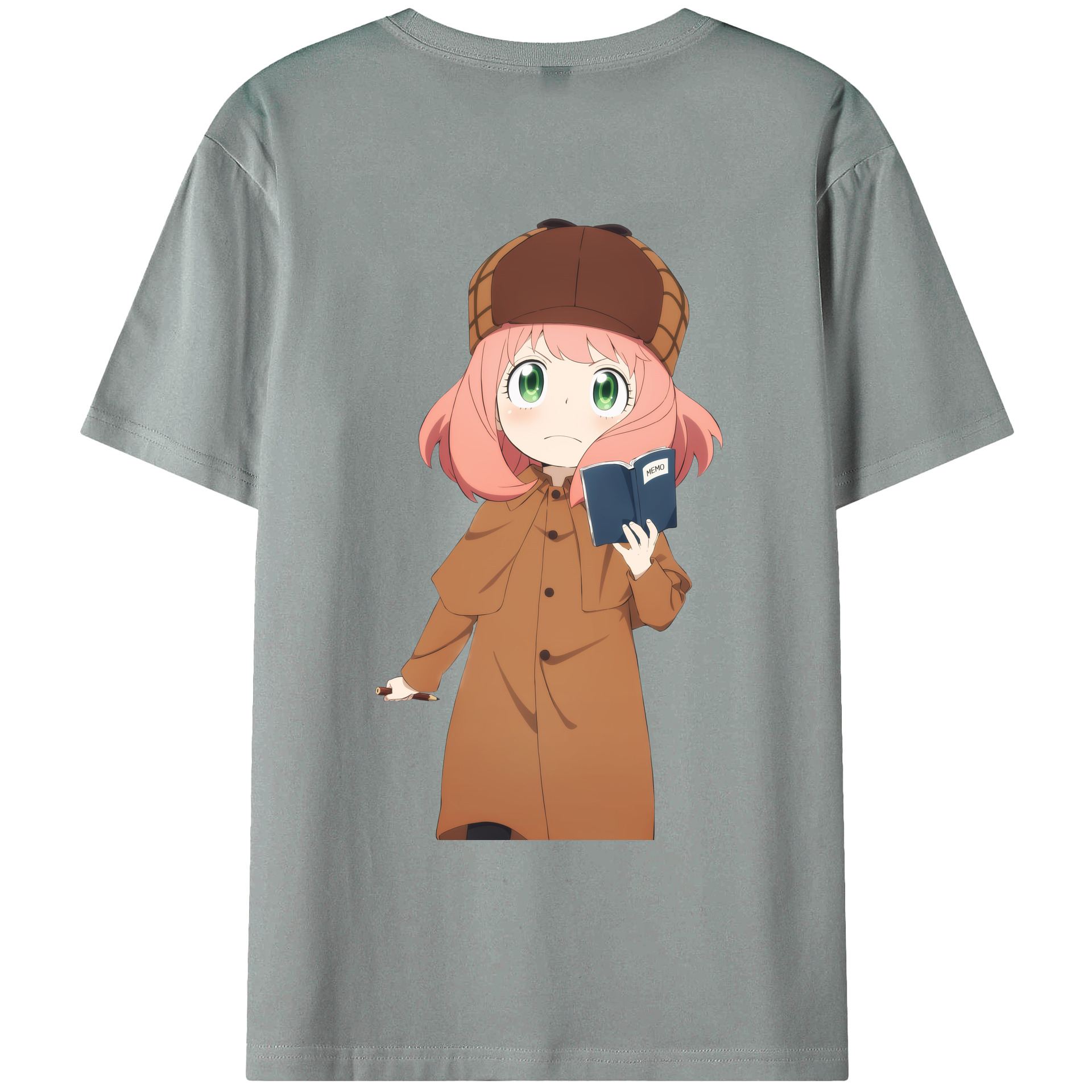 （画像用） SPY×FAMILY间谍家家酒 綿100％ メンズ半袖Tシャツ（バックプリント） 通気性